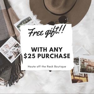 🍾🛍FREE GIFT🛍🍾